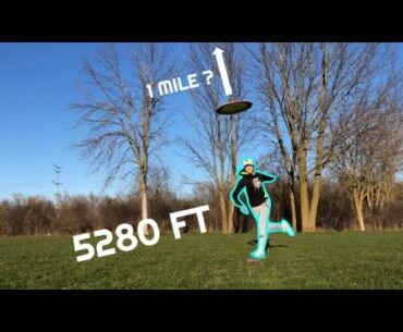 Throwing 1 Mile in Disc Golf