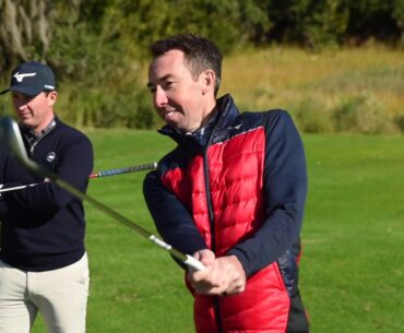 Mizuno Chipping Challenge - Keith Mitchell v Steven Fisk v Chris Voshall