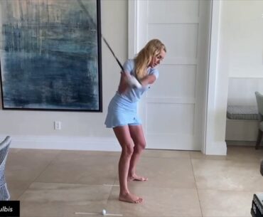 2020 Natalie Gulbis Setup and Face Angle