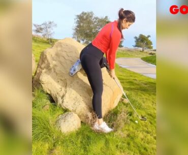 #Golfgirl Stephanie Gibri golf swing - Sexy in so many ways! ❤️🔥 | GOLF VN