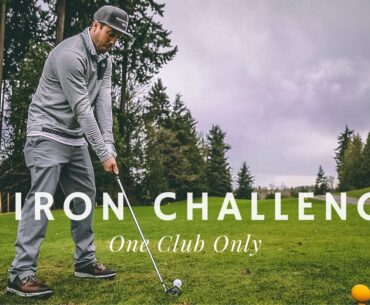 7 Iron Challenge - I played golf with ONLY my 7 Iron - Golf Vlog - Seeking Birdies