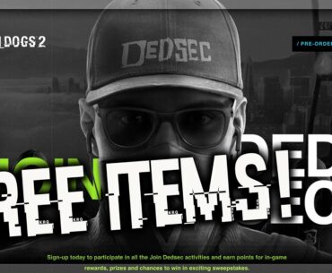 Watch Dogs 2 - (ENDED) FREE EXCLUSIVE ITEMS!! T-SHIRTS, IN-GAME CONTENT, SWEEPSTAKES, & MORE!