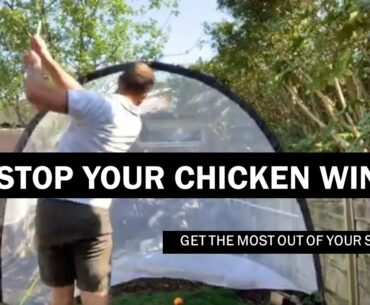 STOP YOUR CHICKEN WING IN THE GOLF SWING