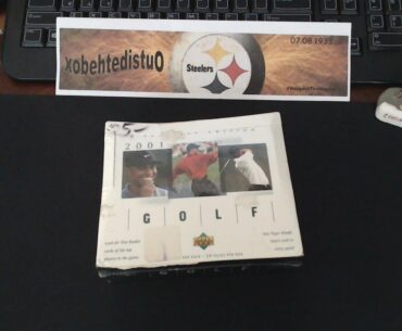 BOX OPENING 2001 Upper Deck Golf - Tiger Woods Rookie Card??