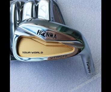 New Mens Golf irons head HONMA TW727V 24k gold irons Golf head set 4-10 Irons Golf Club head no Club
