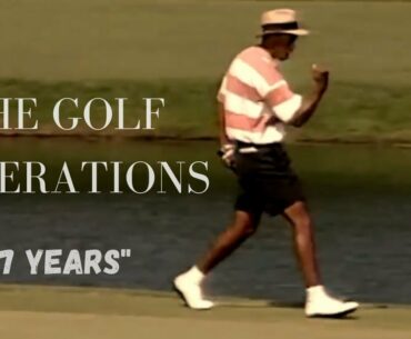 The Generations of Golf - Tiger Woods first major Masters Titles "7 years"