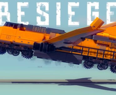 When Trains Fly - The Craziest Besiege Designs - Besiege Best Creations