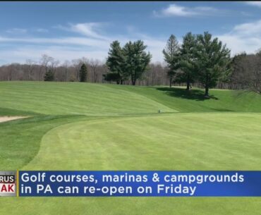 Golf Courses, Marianas And Campgrounds To Reopen In Pa. May 1