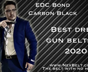 NEXBELT GUN BELTS FULL CARBON BOND SERIES REVIEW THE BEST DRESS BELT / GUN BELT ON THE MARKET 4K