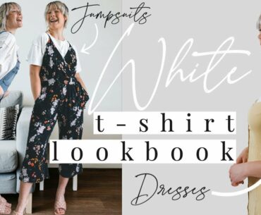 HOW TO STYLE A BASIC WHITE T-SHIRT (FOR THE SPRING) | BASIC WHITE T-SHIRT LOOKBOOK 2020