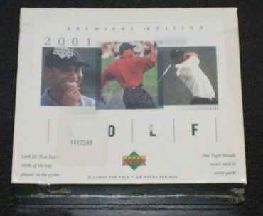 2001 Upper Deck Golf Premiere Edition!! Tiger Woods RC!!