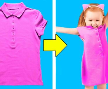 12 CHEAP CLOTHING HACKS FOR PARENTS AND THEIR KIDS