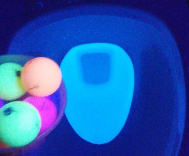 Will it Flush? Neon Golf Balls - Glow in the Dark Edition!