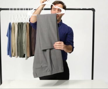 How to Hang Your Dress Pants with the Savile Row Fold | Bonobos