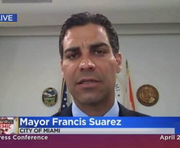 WEB EXTRA: Miami Mayor Francis Suarez On Phased Reopening