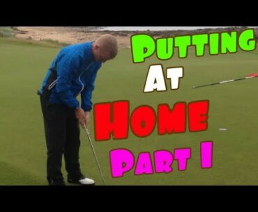 BEST PUTTING TIPS AT HOME - Golf at home Part1