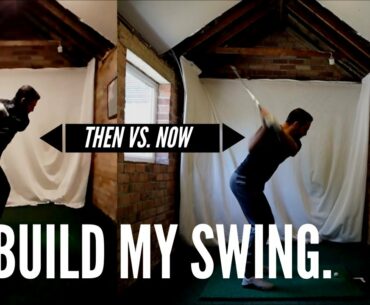 HOW I CHANGED MY GOLF SWING | Swing breakdown, practice drills & slow motion analysis