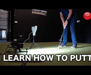 Rick Shiels learns how to putt!