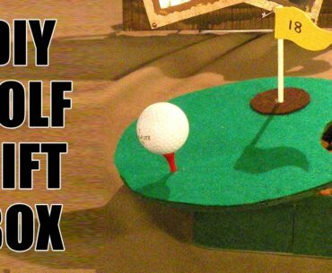 DIY Golf Gift Box - How to Make a Golf Gift Box