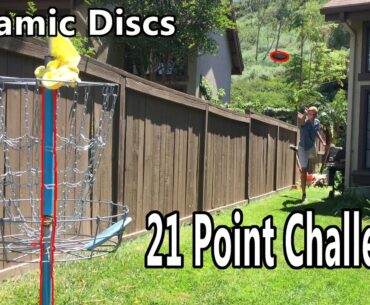 Disc Golf 21 Putting Challenge | How many throws can I do it in? | By Dynamic Discs | Quarantine DG