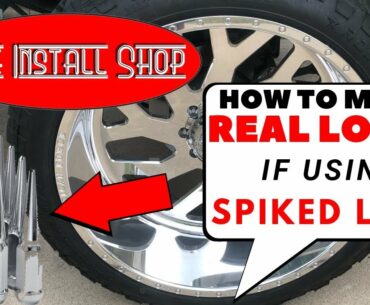HOW TO MAKE WHEEL LOCKS FOR SPIKED LUGS