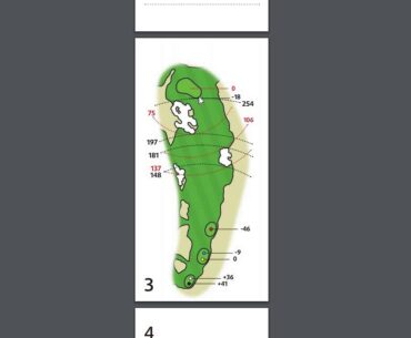 GORKI Golf & Resort yardage book holes 1-9. #Subscribe & #HitTheBell