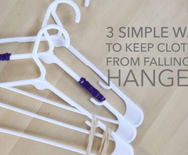 3 Tricks To Keep Your Clothes From Falling Off Their Hangers | Simplemost