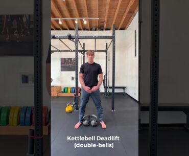 Kettlebell Deadlift (double bells)