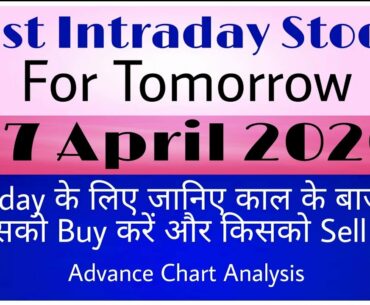 best intraday stocks for tomorrow | 27 april 2020 | intraday strategies |