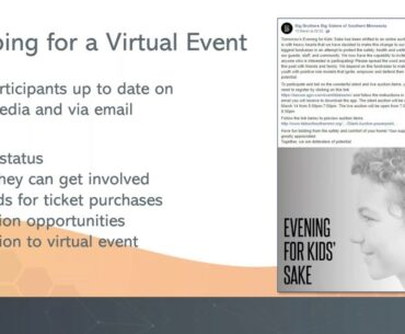 Tools and Strategies for Virtual Fundraising Events