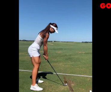 World Long Drive Competitor Cassandra Meyer golf swing compilations | GOLF VN