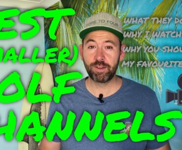BEST SMALLER GOLF CHANNELS // my favourite golf youtube channels