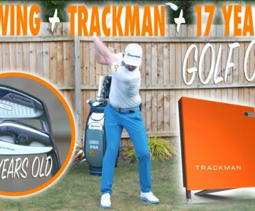 MY GOLF SWING WITH TRACKMAN NUMBERS AND 17 YEAR OLD GOLF CLUBS