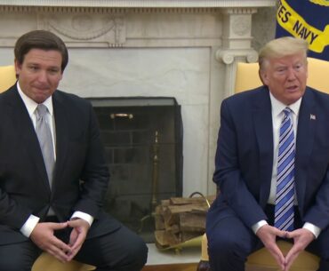 President Trump Meets with the Governor of Florida