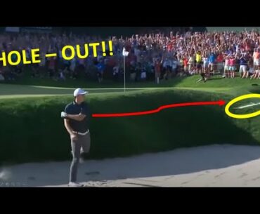Best hole-outs in a playoff to win a golf tournament!!