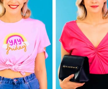 33 DIY WAYS TO UPGRADE YOUR OLD BORING T-SHIRTS