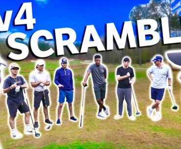 Epic 4v4 Scramble At Secluded Golf Club | GM GOLF