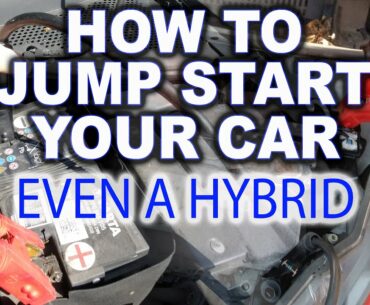 How to Jump Start Your Car | Even a Hybrid