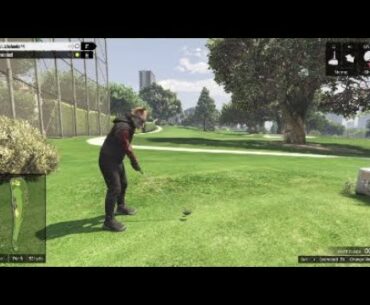 GOLF BALL HITS A BENZ TRUCK??!??! - GTA 5 Golf with Cristian