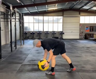 Med Ball Horizontal Chest Press