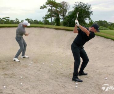How to Play Out of a Bunker with Rory, DJ & Rahm | TaylorMade Golf