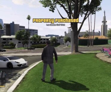 GTA 5: Buying Los Santos Golf Club $150,000,000 With A Lamborghini Aventador