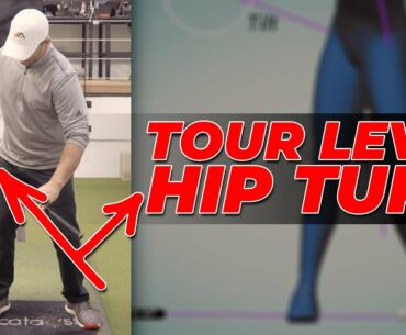 The Key To A Better Golf Swing 🔑| Hip Turn & Tilt ↪️