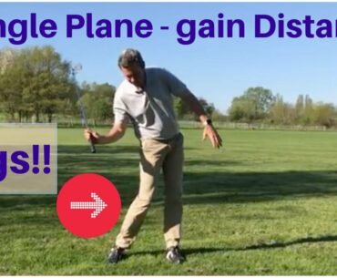 Use the legs for more distance in the Single Plane Golf swing.