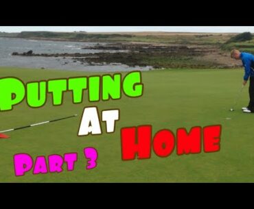 BEST PUTTING TIPS AT HOME - Part3 Golf at home