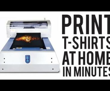 Print T-shirts at Home..The DTG Machine..The Ultimate Upgrade!!