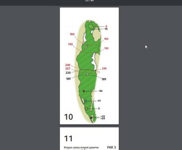 GORKI Golf & Resort , Yardage book, holes 10-18 #Subscribe & #HitTheBell