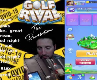 Golf Rival LIVE Stream.  Friendlies on stages 8-15