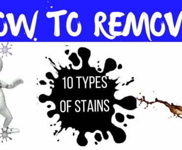 How To Remove Stains From Clothes Without Washing | 10 Stain Removal Ideas