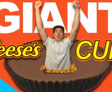 Making a GIANT Reese's Cup!!